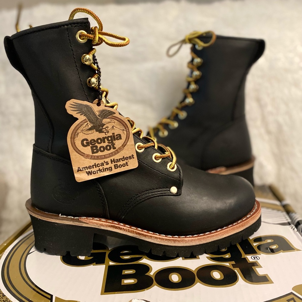 Georgia Boots logger heel